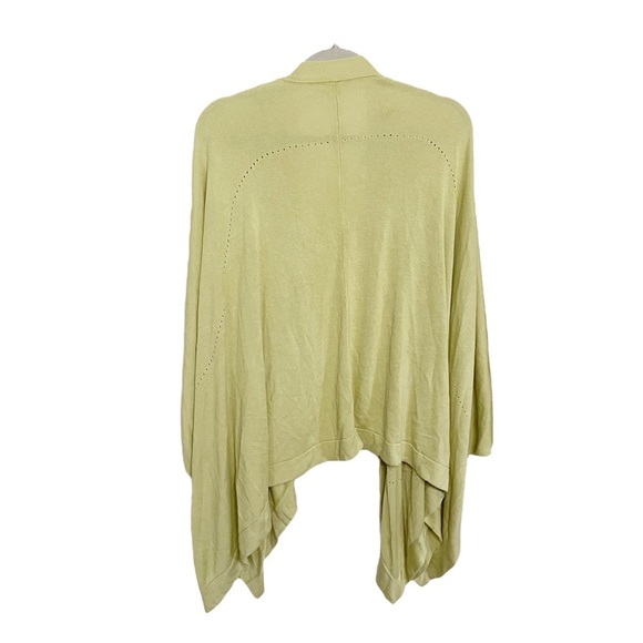 Lululemon Wrap Merino Wool Silk Blend Short Sleeve Wrap Dew Green One Size - Picture 2 of 6